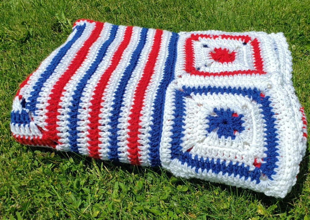 Granny Square Celebration Blanket Crochet Kit